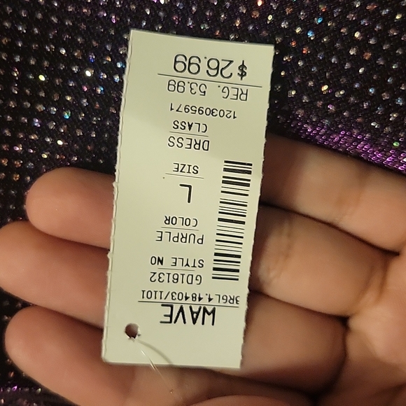 spaghetti strap sparkle dress - Picture 4 of 4